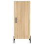 Sideboard aus Sonoma-Eichensperrholz, 34,5 x 34 x 90 cm von vidaXL, Sideboards - Ref: Foro24-828551, Preis: 63,21 €, Rabatt: %