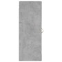 Armario de pared gris hormigón 34,5x34x90 cm de vidaXL, Aparadores - Ref: Foro24-828888, Precio: 37,29 €, Descuento: %