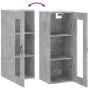 Concrete gray wall cabinet 34.5x34x90 cm by vidaXL, Sideboards - Ref: Foro24-828888, Price: 37,01 €, Discount: %