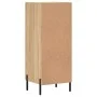 Sideboard aus Sonoma-Eichensperrholz, 34,5 x 34 x 90 cm von vidaXL, Sideboards - Ref: Foro24-828551, Preis: 62,50 €, Rabatt: %