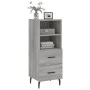 Sonoma gray engineered wood sideboard 34.5x34x90 cm by vidaXL, Sideboards - Ref: Foro24-828690, Price: 50,41 €, Discount: %