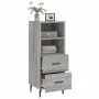 Sonoma gray engineered wood sideboard 34.5x34x90 cm by vidaXL, Sideboards - Ref: Foro24-828690, Price: 50,41 €, Discount: %