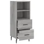 Sonoma gray engineered wood sideboard 34.5x34x90 cm by vidaXL, Sideboards - Ref: Foro24-828690, Price: 50,41 €, Discount: %