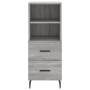 Sonoma graues Sideboard aus Holzwerkstoff, 34,5 x 34 x 90 cm von vidaXL, Sideboards - Ref: Foro24-828690, Preis: 56,57 €, Rab...
