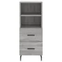 Sonoma gray engineered wood sideboard 34.5x34x90 cm by vidaXL, Sideboards - Ref: Foro24-828690, Price: 50,41 €, Discount: %