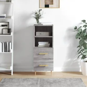 Sonoma Sideboard aus grauem Holzwerkstoff 34,5x34x90 cm von vidaXL, Sideboards - Ref: Foro24-828658, Preis: 52,60 €, Rabatt: %