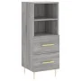 Engineered wood gray Sonoma sideboard 34.5x34x90 cm by vidaXL, Sideboards - Ref: Foro24-828658, Price: 52,60 €, Discount: %