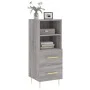Engineered wood gray Sonoma sideboard 34.5x34x90 cm by vidaXL, Sideboards - Ref: Foro24-828658, Price: 52,60 €, Discount: %
