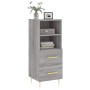 Sonoma Sideboard aus grauem Holzwerkstoff 34,5x34x90 cm von vidaXL, Sideboards - Ref: Foro24-828658, Preis: 53,12 €, Rabatt: %