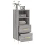 Engineered wood gray Sonoma sideboard 34.5x34x90 cm by vidaXL, Sideboards - Ref: Foro24-828658, Price: 52,60 €, Discount: %