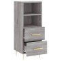 Sonoma Sideboard aus grauem Holzwerkstoff 34,5x34x90 cm von vidaXL, Sideboards - Ref: Foro24-828658, Preis: 53,12 €, Rabatt: %