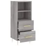 Sonoma Sideboard aus grauem Holzwerkstoff 34,5x34x90 cm von vidaXL, Sideboards - Ref: Foro24-828658, Preis: 52,60 €, Rabatt: %