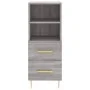 Sonoma Sideboard aus grauem Holzwerkstoff 34,5x34x90 cm von vidaXL, Sideboards - Ref: Foro24-828658, Preis: 52,60 €, Rabatt: %
