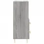 Engineered wood gray Sonoma sideboard 34.5x34x90 cm by vidaXL, Sideboards - Ref: Foro24-828658, Price: 52,60 €, Discount: %