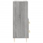 Sonoma Sideboard aus grauem Holzwerkstoff 34,5x34x90 cm von vidaXL, Sideboards - Ref: Foro24-828658, Preis: 53,12 €, Rabatt: %