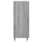 Sonoma gray engineered wood sideboard 34.5x34x90 cm by vidaXL, Sideboards - Ref: Foro24-830426, Price: 58,81 €, Discount: %