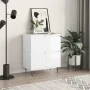 Glossy white plywood sideboard 60x35x70 cm by vidaXL, Sideboards - Ref: Foro24-831214, Price: 75,35 €, Discount: %
