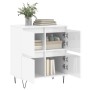 Glossy white plywood sideboard 60x35x70 cm by vidaXL, Sideboards - Ref: Foro24-831214, Price: 76,34 €, Discount: %