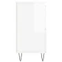 Glossy white plywood sideboard 60x35x70 cm by vidaXL, Sideboards - Ref: Foro24-831214, Price: 75,35 €, Discount: %