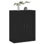 Schwarzer Wandschrank aus Holzwerkstoff, 69,5 x 34 x 90 cm von vidaXL, Sideboards - Ref: Foro24-830389, Preis: 88,43 €, Rabat...