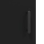 Black engineered wood wall cabinet 69.5x34x90 cm by vidaXL, Sideboards - Ref: Foro24-830389, Price: 88,33 €, Discount: %
