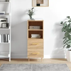 Sideboard aus Sonoma-Eichensperrholz, 34,5 x 34 x 90 cm von vidaXL, Sideboards - Ref: Foro24-828655, Preis: 51,30 €, Rabatt: %