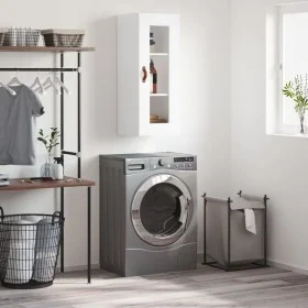 White wall cabinet 34.5x34x90 cm by vidaXL, Sideboards - Ref: Foro24-828884, Price: 42,13 €, Discount: %