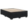 Cama box spring con colchón terciopelo negro 160x200 cm en Camas y somieres | Comprar online en Foro24