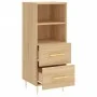 Sideboard aus Sonoma-Eichensperrholz, 34,5 x 34 x 90 cm von vidaXL, Sideboards - Ref: Foro24-828655, Preis: 51,30 €, Rabatt: %