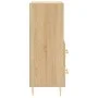 Aparador madera contrachapada color roble Sonoma 34,5x34x90 cm de vidaXL, Aparadores - Ref: Foro24-828655, Precio: 51,30 €, D...