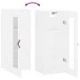Armario de pared blanco 34,5x34x90 cm de vidaXL, Aparadores - Ref: Foro24-828884, Precio: 42,52 €, Descuento: %