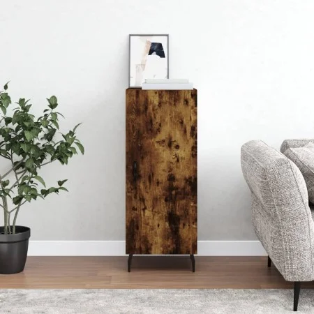 Aparador madera de ingeniería roble ahumado 34,5x34x90 cm de vidaXL, Aparadores - Ref: Foro24-828561, Precio: 74,43 €, Descue...