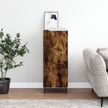 Sideboard aus geräuchertem Eichenholzwerkstoff, 34,5 x 34 x 90 cm von vidaXL, Sideboards - Ref: Foro24-828561, Preis: 75,60 €...