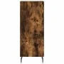 Aparador madera de ingeniería roble ahumado 34,5x34x90 cm de vidaXL, Aparadores - Ref: Foro24-828561, Precio: 74,43 €, Descue...