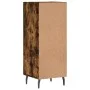 Aparador madera de ingeniería roble ahumado 34,5x34x90 cm de vidaXL, Aparadores - Ref: Foro24-828561, Precio: 74,43 €, Descue...