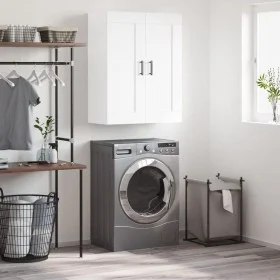 White engineered wood wall cabinet 69.5x34x90 cm by vidaXL, Sideboards - Ref: Foro24-830388, Price: 68,61 €, Discount: %