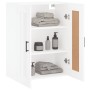 Weißer Wandschrank aus Holzwerkstoff, 69,5 x 34 x 90 cm von vidaXL, Sideboards - Ref: Foro24-830388, Preis: 71,58 €, Rabatt: %