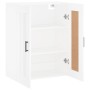 Weißer Wandschrank aus Holzwerkstoff, 69,5 x 34 x 90 cm von vidaXL, Sideboards - Ref: Foro24-830388, Preis: 71,58 €, Rabatt: %