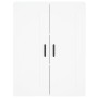 Weißer Wandschrank aus Holzwerkstoff, 69,5 x 34 x 90 cm von vidaXL, Sideboards - Ref: Foro24-830388, Preis: 71,58 €, Rabatt: %