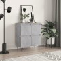 Concrete gray plywood sideboard 60x35x70 cm by vidaXL, Sideboards - Ref: Foro24-831216, Price: 64,18 €, Discount: %