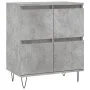 Concrete gray plywood sideboard 60x35x70 cm by vidaXL, Sideboards - Ref: Foro24-831216, Price: 63,46 €, Discount: %