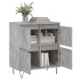 Betongraues Sperrholz-Sideboard 60x35x70 cm von vidaXL, Sideboards - Ref: Foro24-831216, Preis: 64,25 €, Rabatt: %