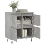 Concrete gray plywood sideboard 60x35x70 cm by vidaXL, Sideboards - Ref: Foro24-831216, Price: 63,46 €, Discount: %