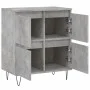 Concrete gray plywood sideboard 60x35x70 cm by vidaXL, Sideboards - Ref: Foro24-831216, Price: 63,46 €, Discount: %