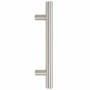 Tiradores para armarios 10 uds acero inoxidable plateado 96 mm
