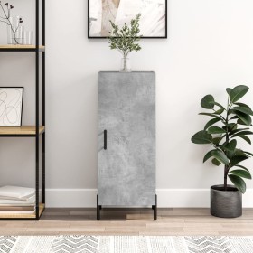 Concrete gray plywood sideboard 34.5x34x90 cm by vidaXL, Sideboards - Ref: Foro24-828552, Price: 63,20 €, Discount: %