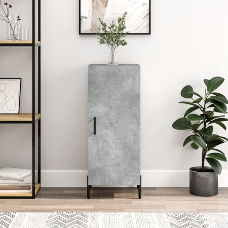 Concrete gray plywood sideboard 34.5x34x90 cm by vidaXL, Sideboards - Ref: Foro24-828552, Price: 63,20 €, Discount: %
