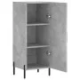 Betongraues Sperrholz-Sideboard 34,5 x 34 x 90 cm von vidaXL, Sideboards - Ref: Foro24-828552, Preis: 62,39 €, Rabatt: %