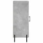 Betongraues Sperrholz-Sideboard 34,5 x 34 x 90 cm von vidaXL, Sideboards - Ref: Foro24-828552, Preis: 62,39 €, Rabatt: %