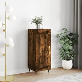 Smoked oak engineered wood sideboard 34.5x34x90 cm by vidaXL, Sideboards - Ref: Foro24-830425, Price: 57,17 €, Discount: %